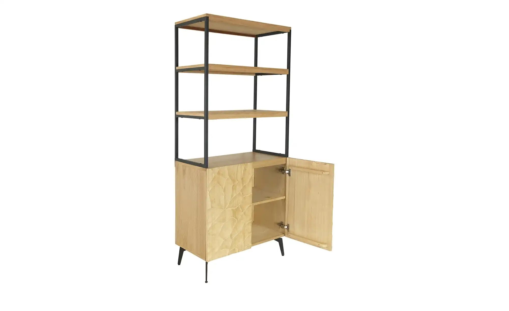 Regal  Oliveri ¦ holzfarben ¦ Maße (cm): B: 80 H: 180 T: 40.0 Regale > Büch günstig online kaufen