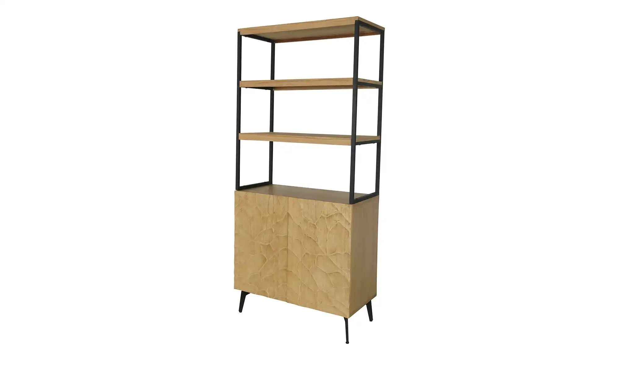 Regal Oliveri ¦ holzfarben ¦ Maße (cm): B: 80 H: 180 T: 40.0 Regale > Büch günstig online kaufen