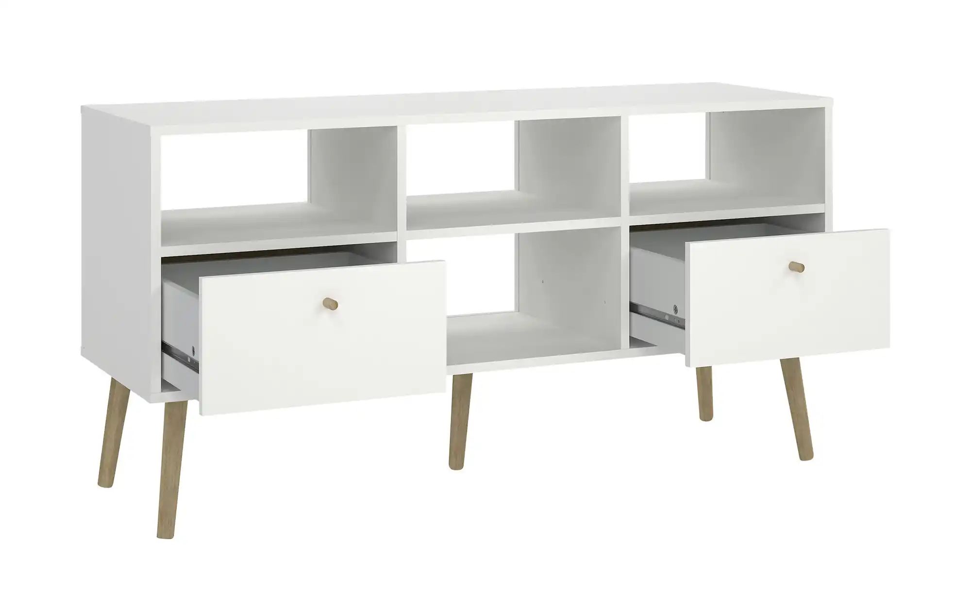 TV-Lowboard  Bonito ¦ weiß ¦ Maße (cm): B: 117,2 H: 60,8 T: 39.1 TV- & Medi günstig online kaufen