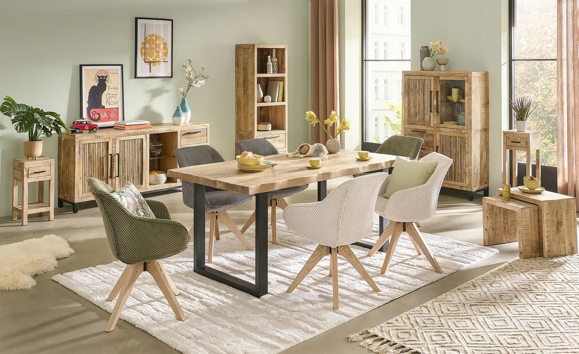 Beistellkonsole  Kuba ¦ holzfarben ¦ Maße (cm): B: 30 H: 80 T: 30.0 Tische günstig online kaufen