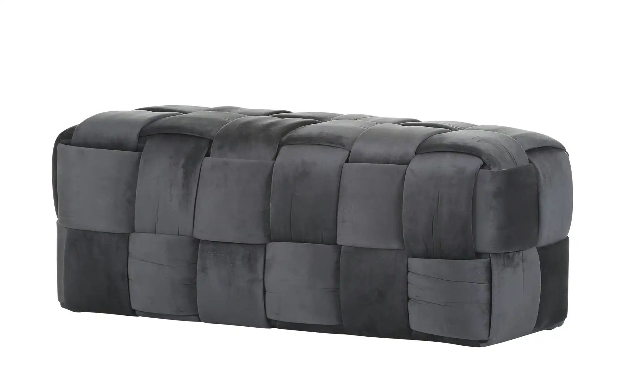 Hockerbank Weave ¦ grau ¦ Maße (cm): B: 110 H: 45 T: 45.0 Polstermöbel > H günstig online kaufen