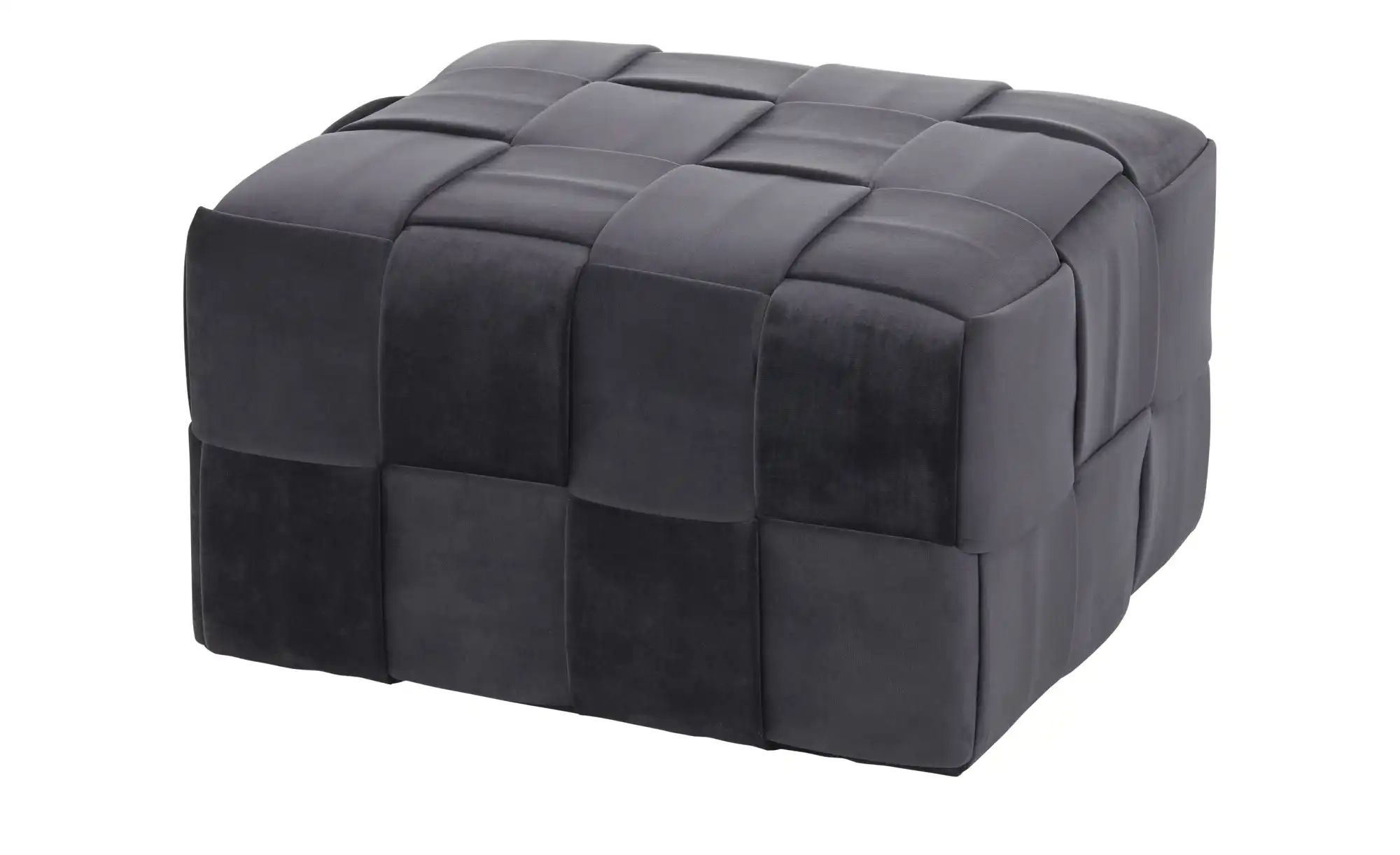 Hocker  Weave ¦ grau ¦ Maße (cm): B: 70 H: 42 T: 64.0 Polstermöbel > Hocker günstig online kaufen