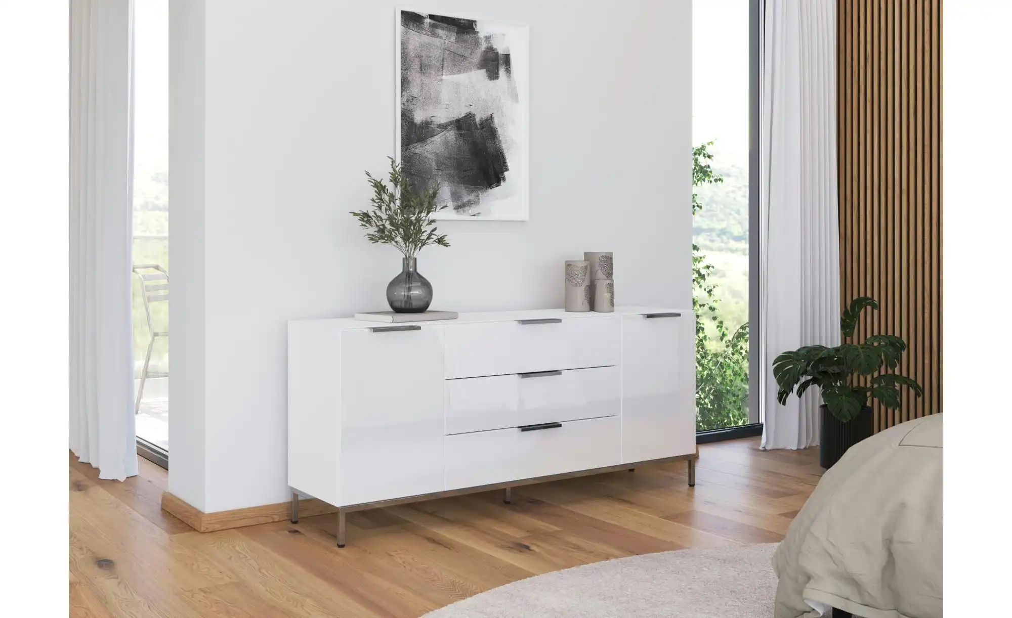 Sideboard  Frome ¦ weiß ¦ Maße (cm): B: 160 H: 72 Kommoden & Sideboards > S günstig online kaufen