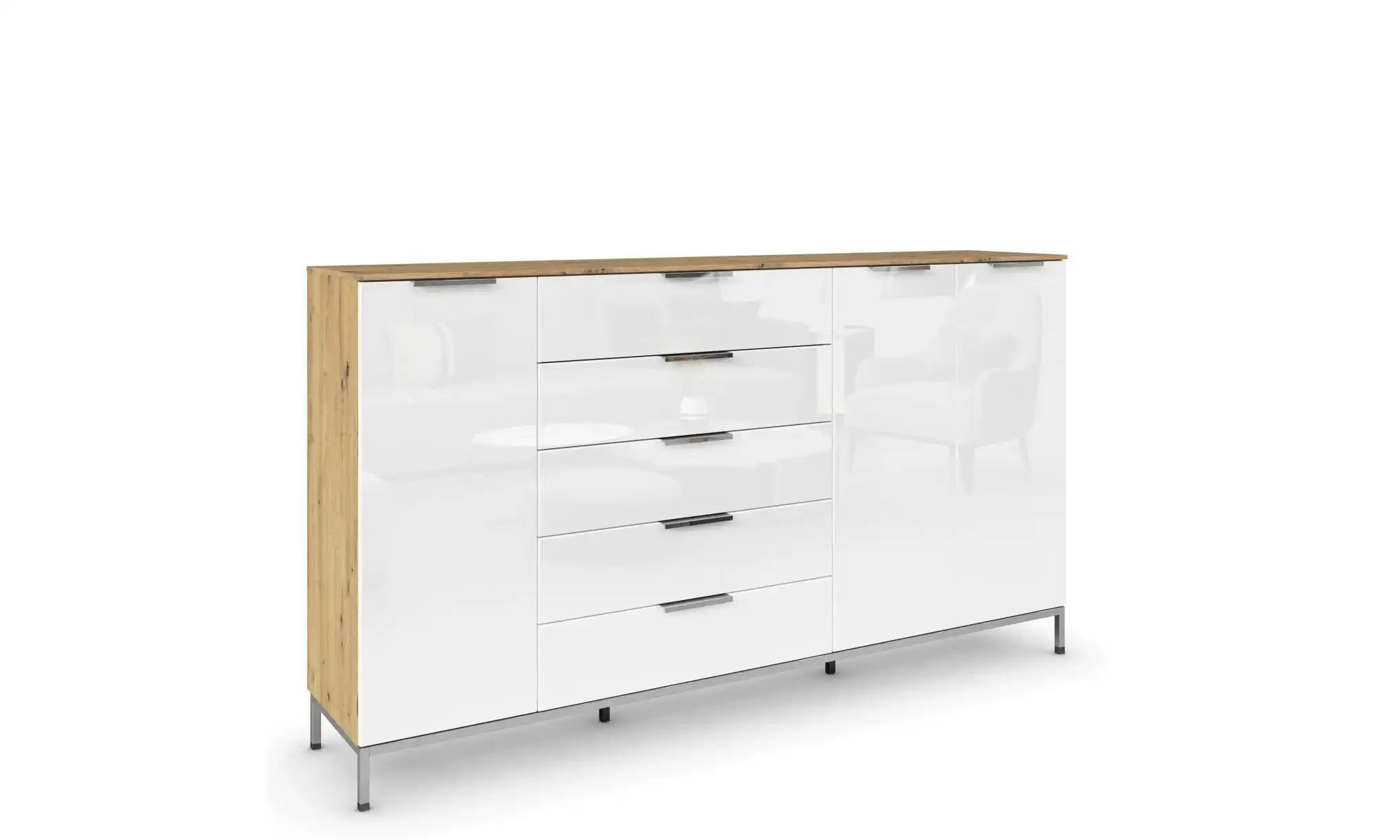 Highboard ¦ holzfarben ¦ Maße (cm): B: 199 H: 111 Kommoden & Sideboards > H günstig online kaufen