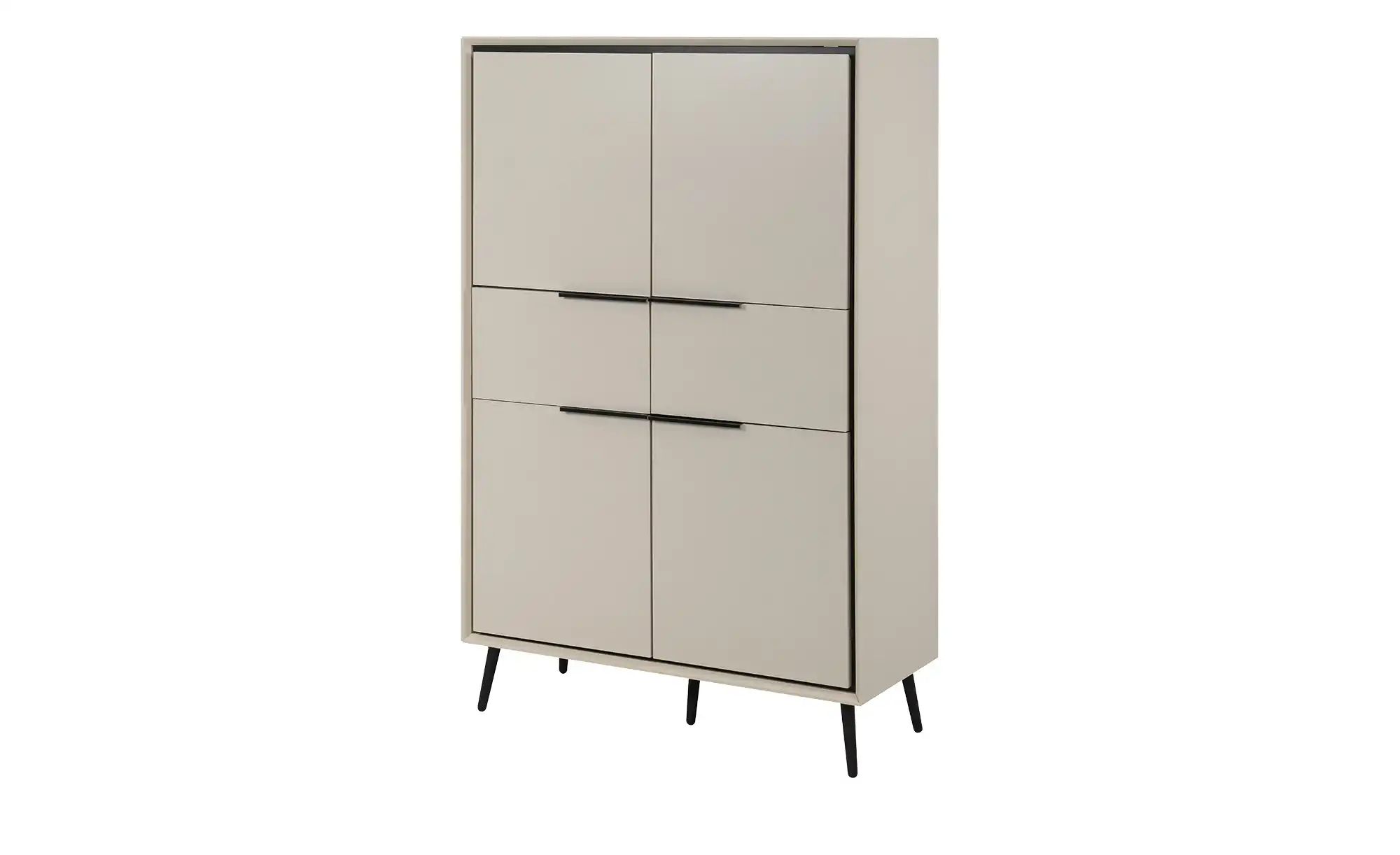 Highboard  Arluno  beige  Maße (cm): B: 90 H: 140 T: 38.0 | 04251182718276