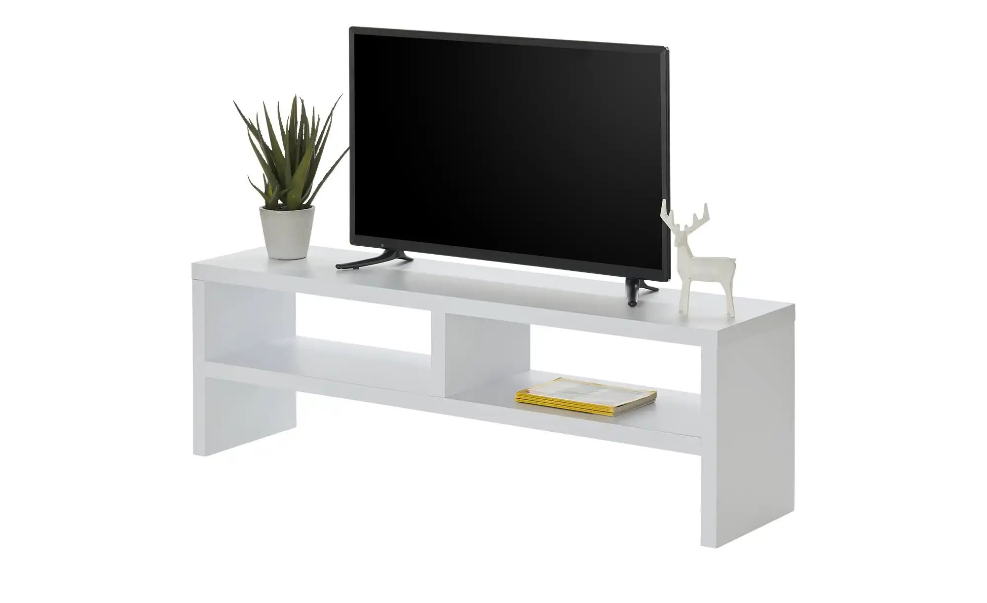 TV-Lowboard  Romano ¦ weiß ¦ Maße (cm): B: 140 H: 45 T: 35.0 TV- & Media Mö günstig online kaufen