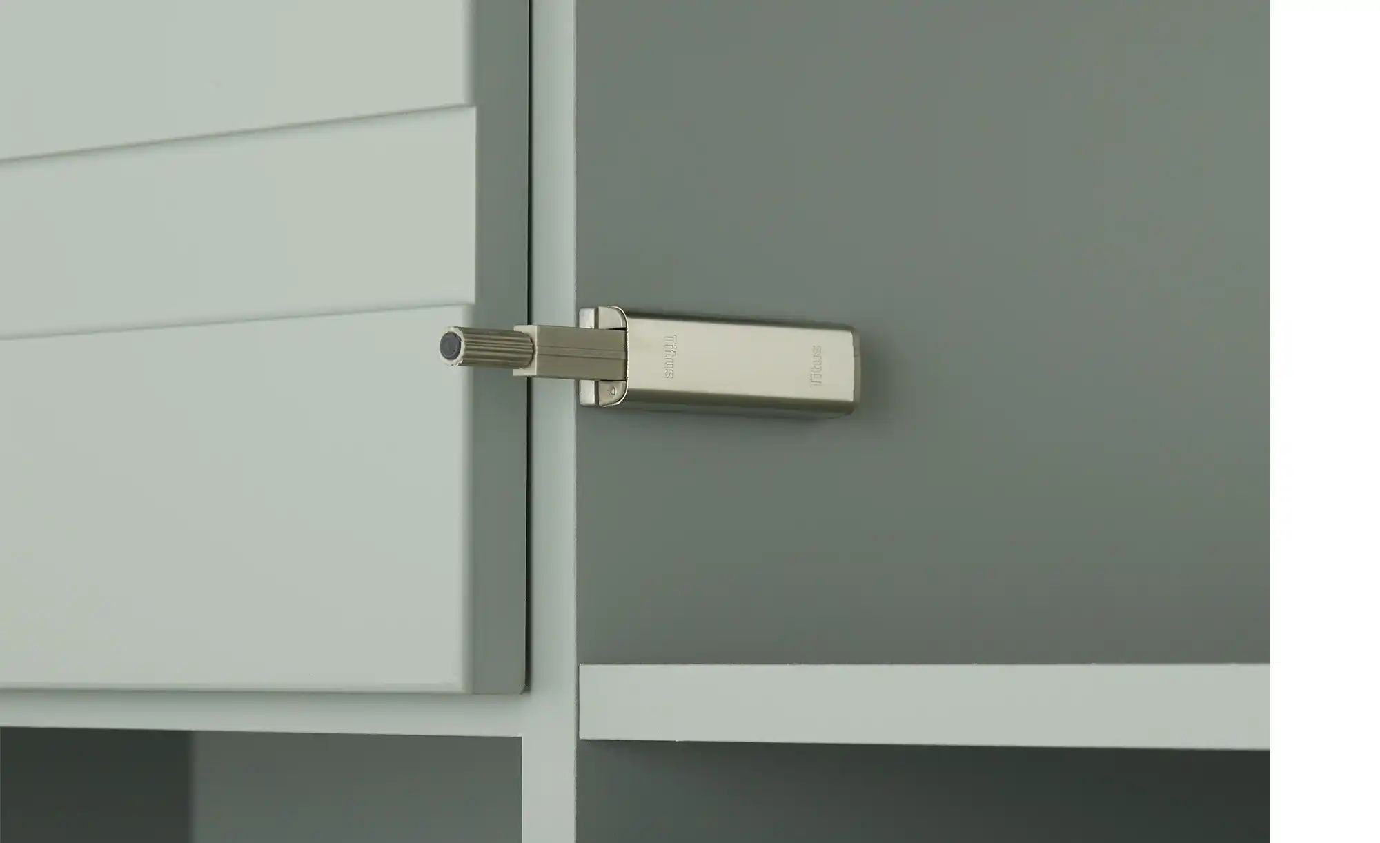 Thumbnail - Highboard Foresto ¦ grün ¦ Maße (cm): B: 109,9 H: 140 T: 41.6 Kommoden & Sideboards > Highboards - Höffner