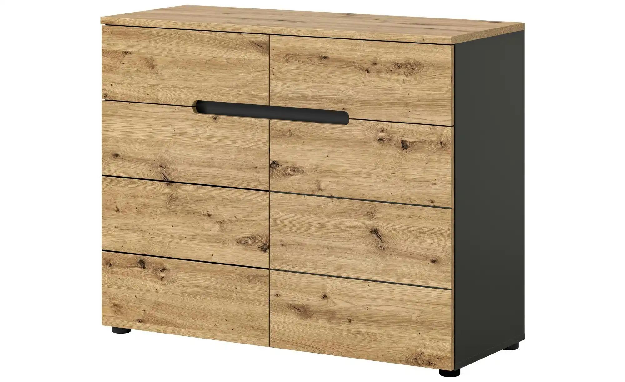 xonox.home Schuhschrank Kommode Canu, grau / Artisan Eiche Sideboard, 100 c günstig online kaufen