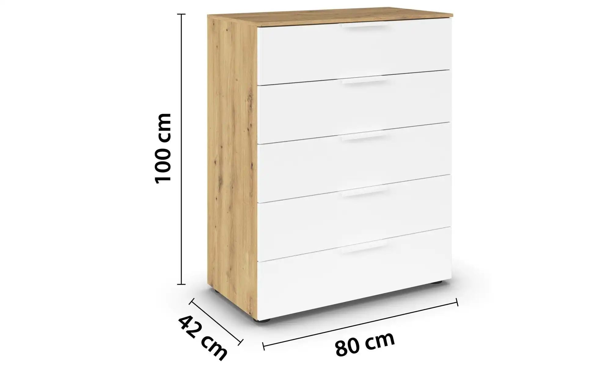 Kommode  Flipp ¦ holzfarben ¦ Maße (cm): B: 80 H: 100 Kommoden & Sideboards günstig online kaufen