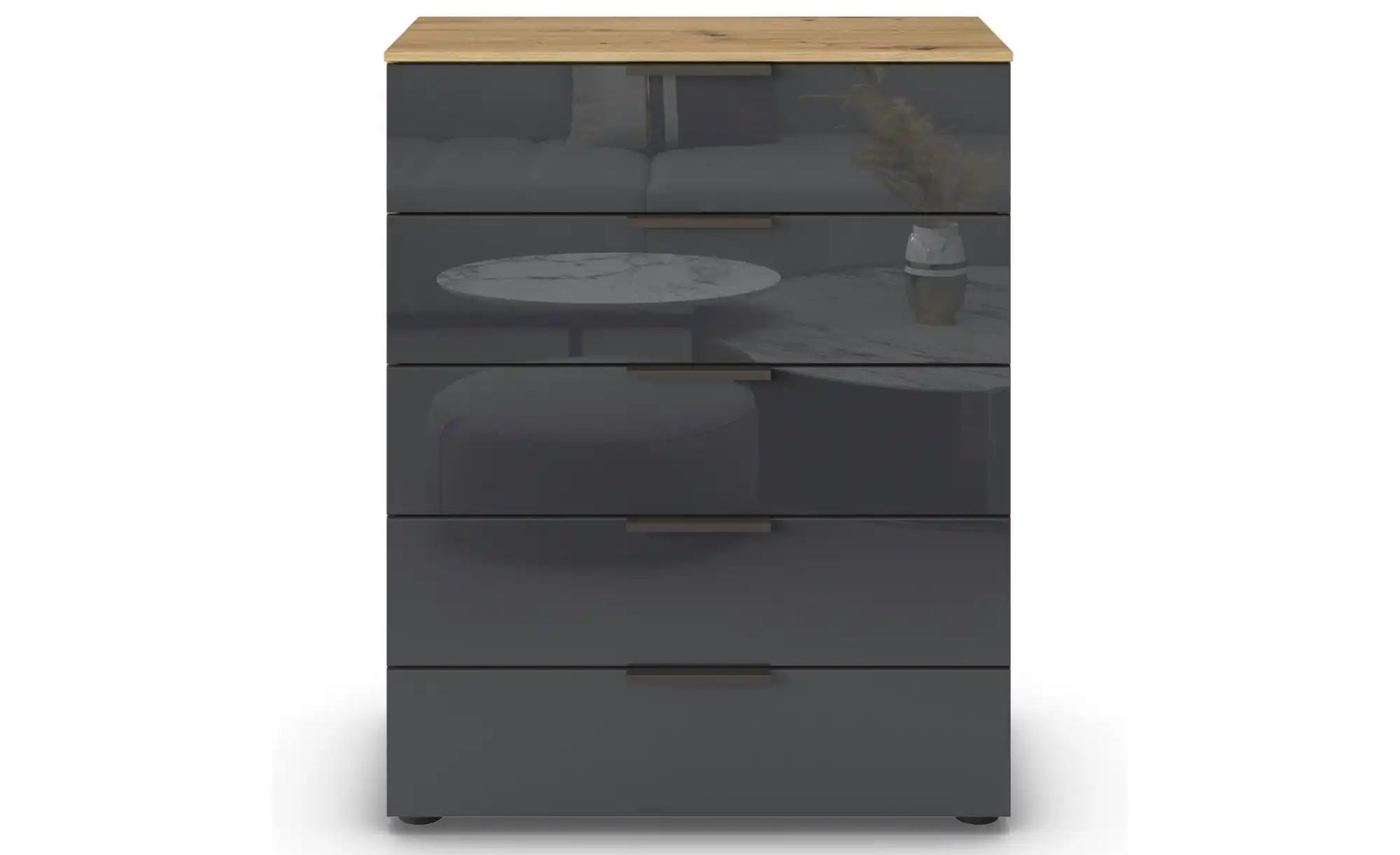 Thumbnail - Kommode Flipp ¦ schwarz ¦ Maße (cm): B: 80 H: 100 Kommoden & Sideboards > Kommoden - Höffner