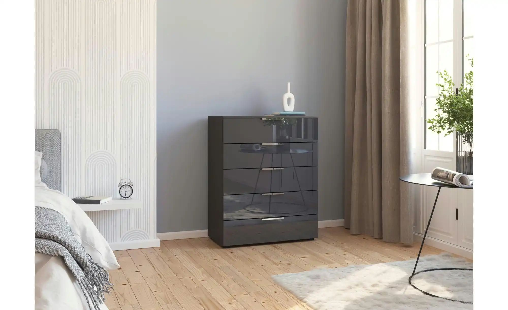 Thumbnail - Kommode  Flipp ¦ schwarz ¦ Maße (cm): B: 80 H: 100 Kommoden & Sideboards > Kommoden - Höffner