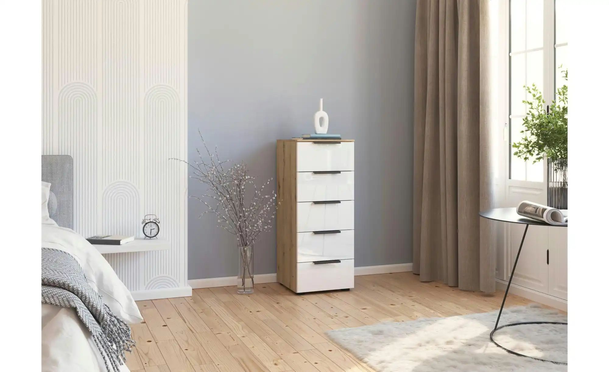Kommode  Flipp ¦ holzfarben ¦ Maße (cm): B: 40 H: 100 Kommoden & Sideboards günstig online kaufen