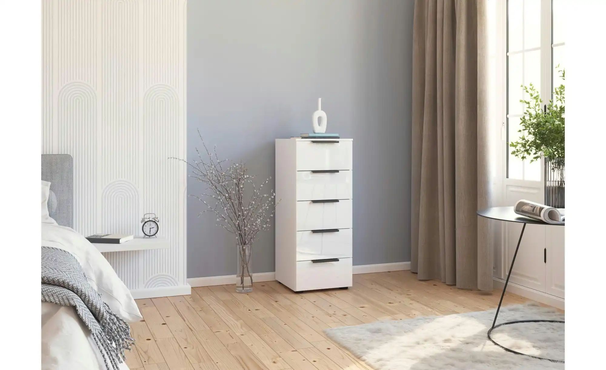 Kommode  Flipp ¦ weiß ¦ Maße (cm): B: 40 H: 100 Kommoden & Sideboards > Kom günstig online kaufen