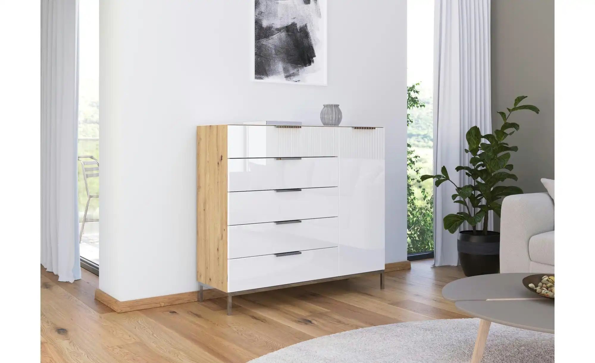 Sideboard ¦ holzfarben ¦ Maße (cm): B: 120 H: 110 Kommoden & Sideboards > S günstig online kaufen