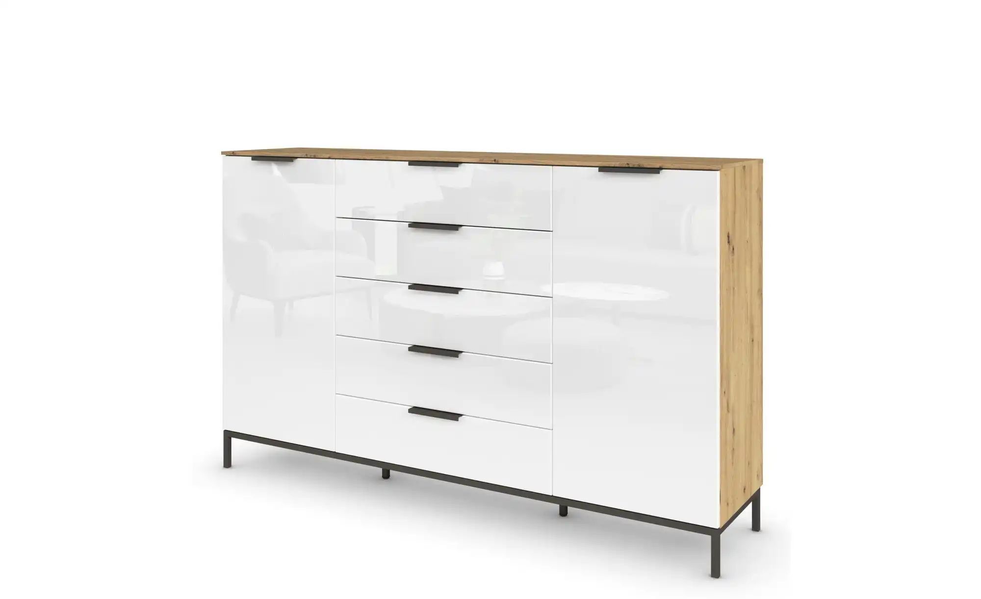 Highboard ¦ holzfarben ¦ Maße (cm): B: 180 H: 111 Kommoden & Sideboards > H günstig online kaufen