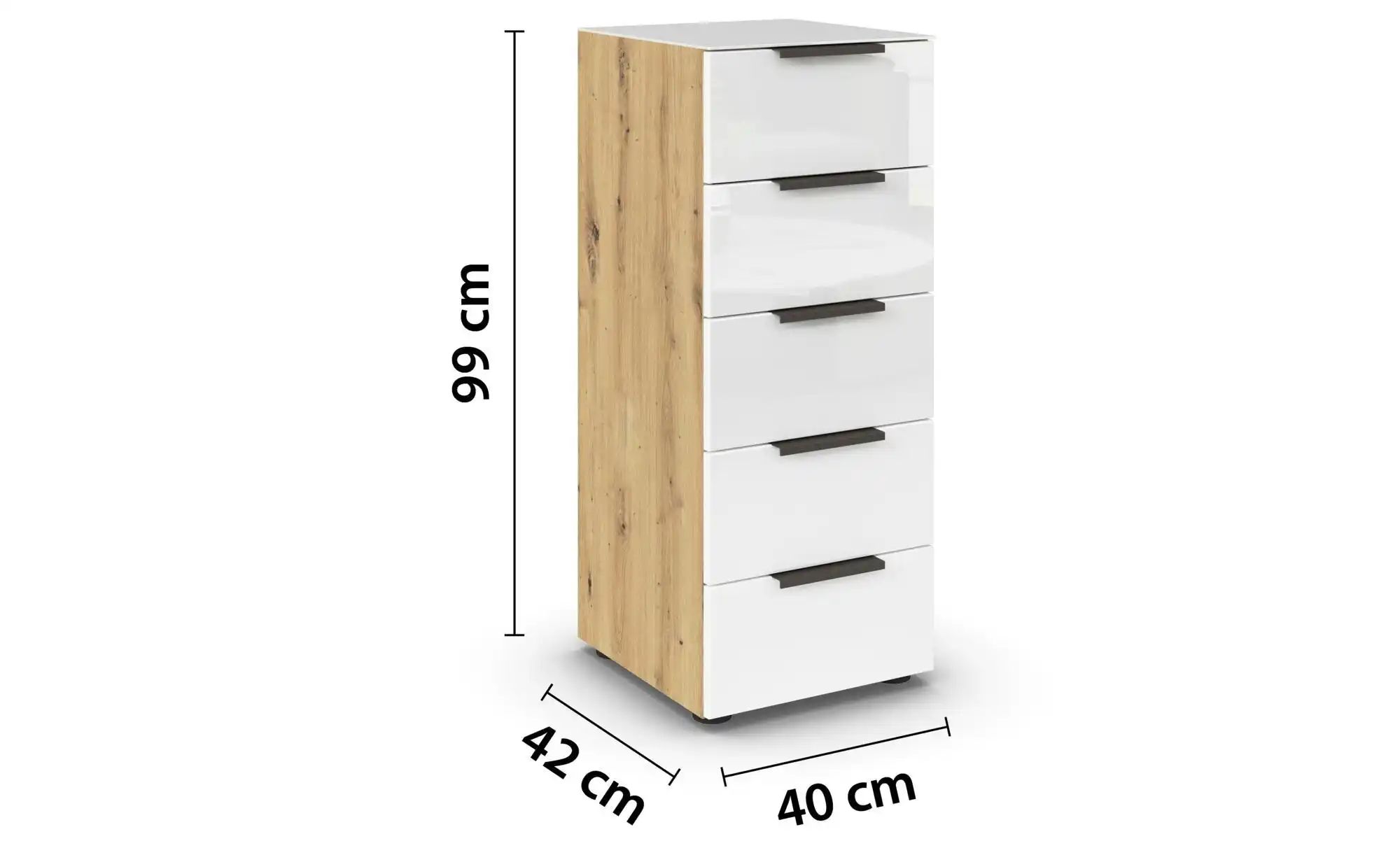 Kommode ¦ holzfarben ¦ Maße (cm): B: 40 H: 99 Kommoden & Sideboards > Kommo günstig online kaufen