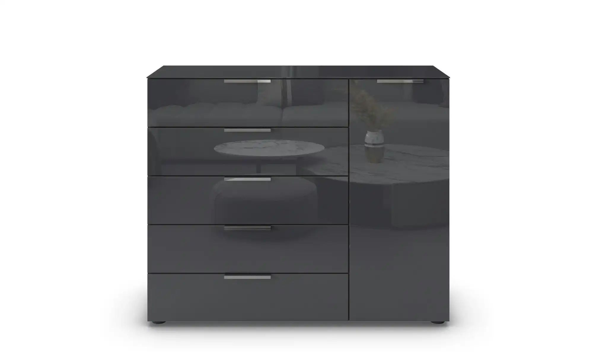 Sideboard ¦ schwarz ¦ Maße (cm): B: 120 H: 99 Kommoden & Sideboards > Sideb günstig online kaufen