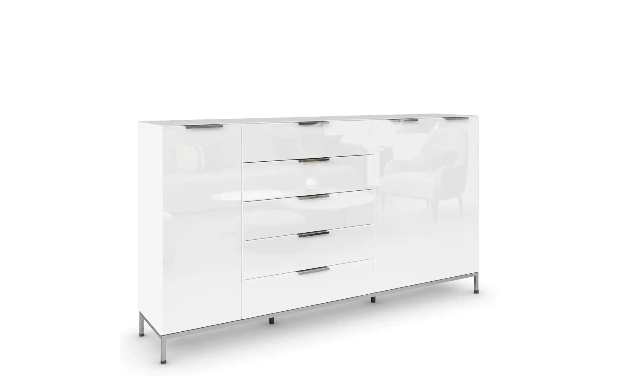 Thumbnail - Highboard Flipp ¦ weiß ¦ Maße (cm): B: 199 H: 110 Kommoden & Sideboards > Highboards - Höffner