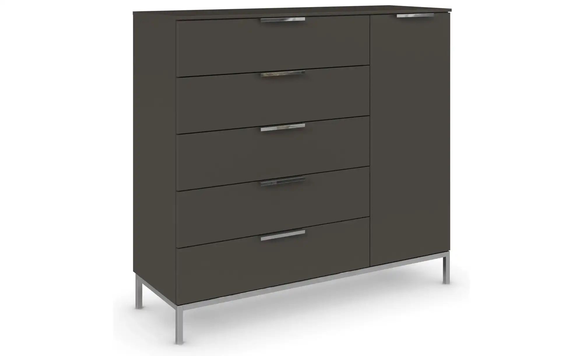 Sideboard ¦ schwarz ¦ Maße (cm): B: 120 H: 111 Kommoden & Sideboards > Side günstig online kaufen