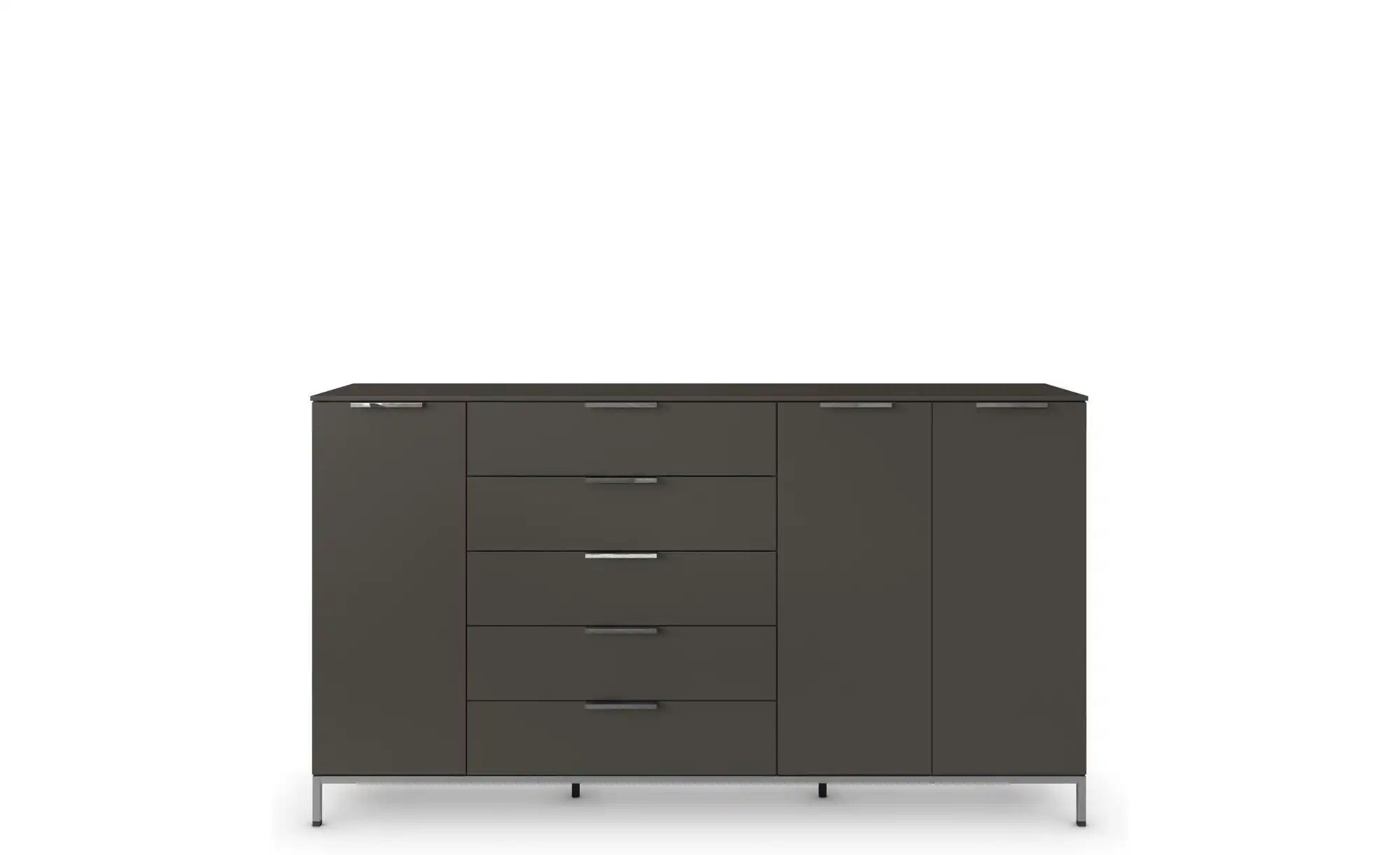 Highboard ¦ schwarz ¦ Maße (cm): B: 199 H: 111 Kommoden & Sideboards > High günstig online kaufen