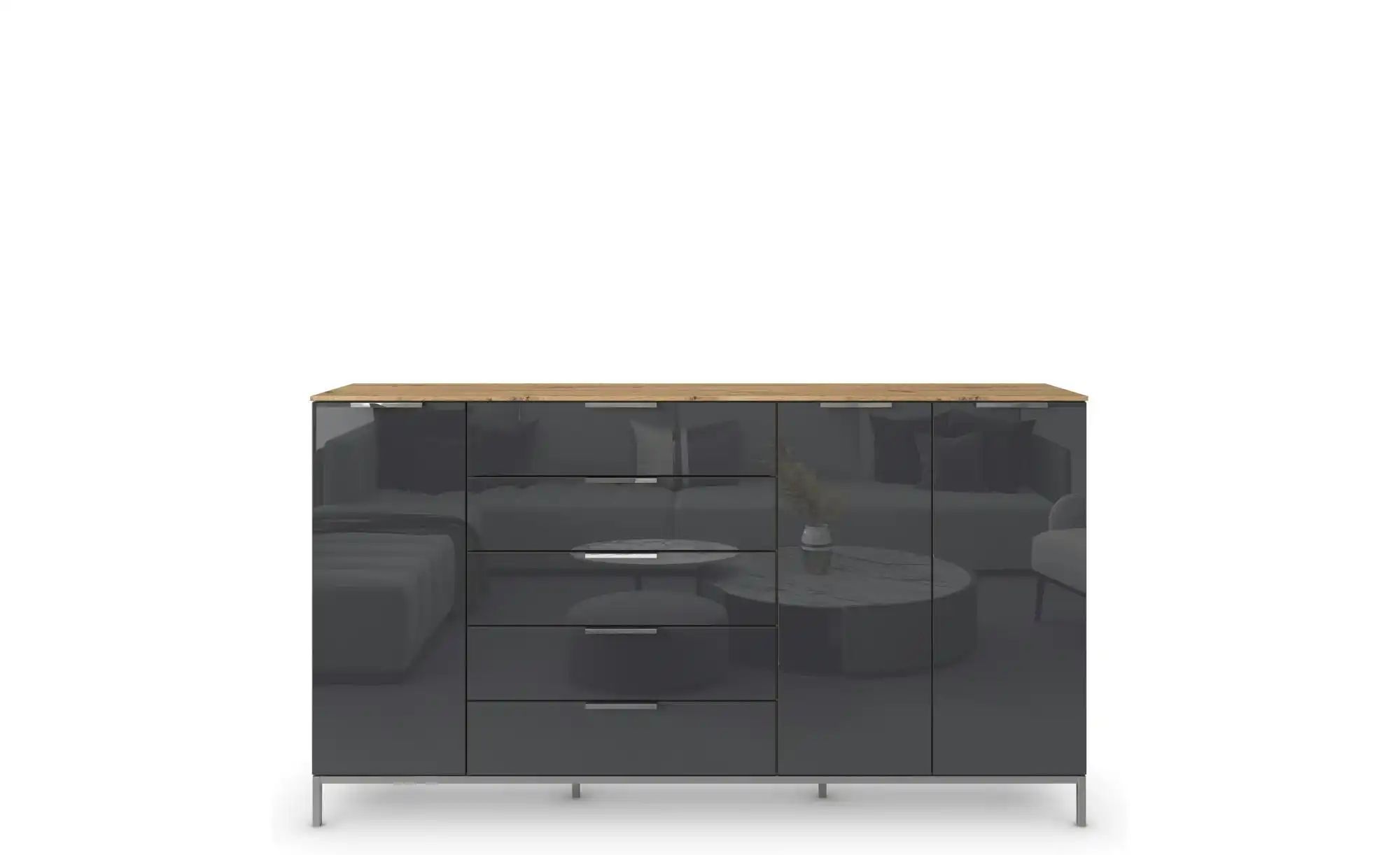 Highboard  Frome ¦ holzfarben ¦ Maße (cm): B: 199 H: 111 Kommoden & Sideboa günstig online kaufen