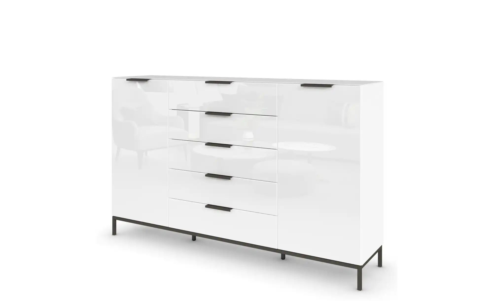 Highboard ¦ weiß ¦ Maße (cm): B: 180 H: 110 Kommoden & Sideboards > Highboa günstig online kaufen