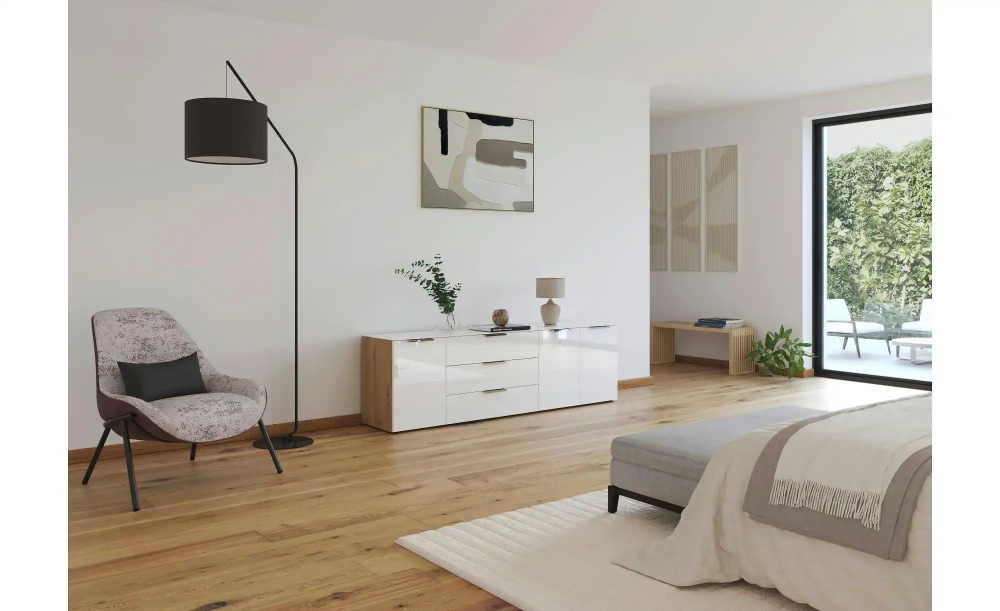 Thumbnail - Sideboard  Fllipp ¦ holzfarben ¦ Maße (cm): B: 199 H: 60 Kommoden & Sideboards > Sideboards - Höffner