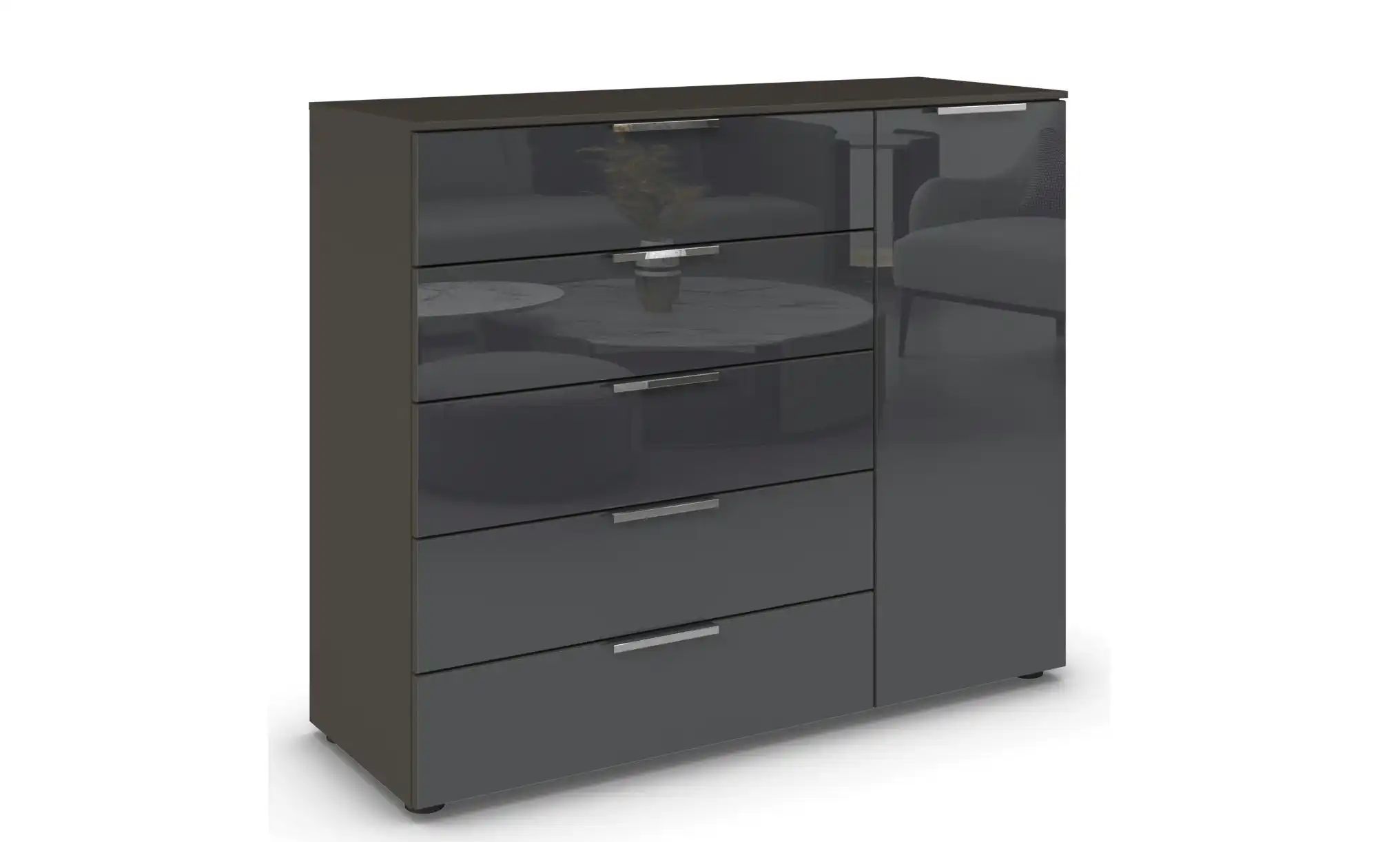 Sideboard ¦ schwarz ¦ Maße (cm): B: 120 H: 100 Kommoden & Sideboards > Side günstig online kaufen