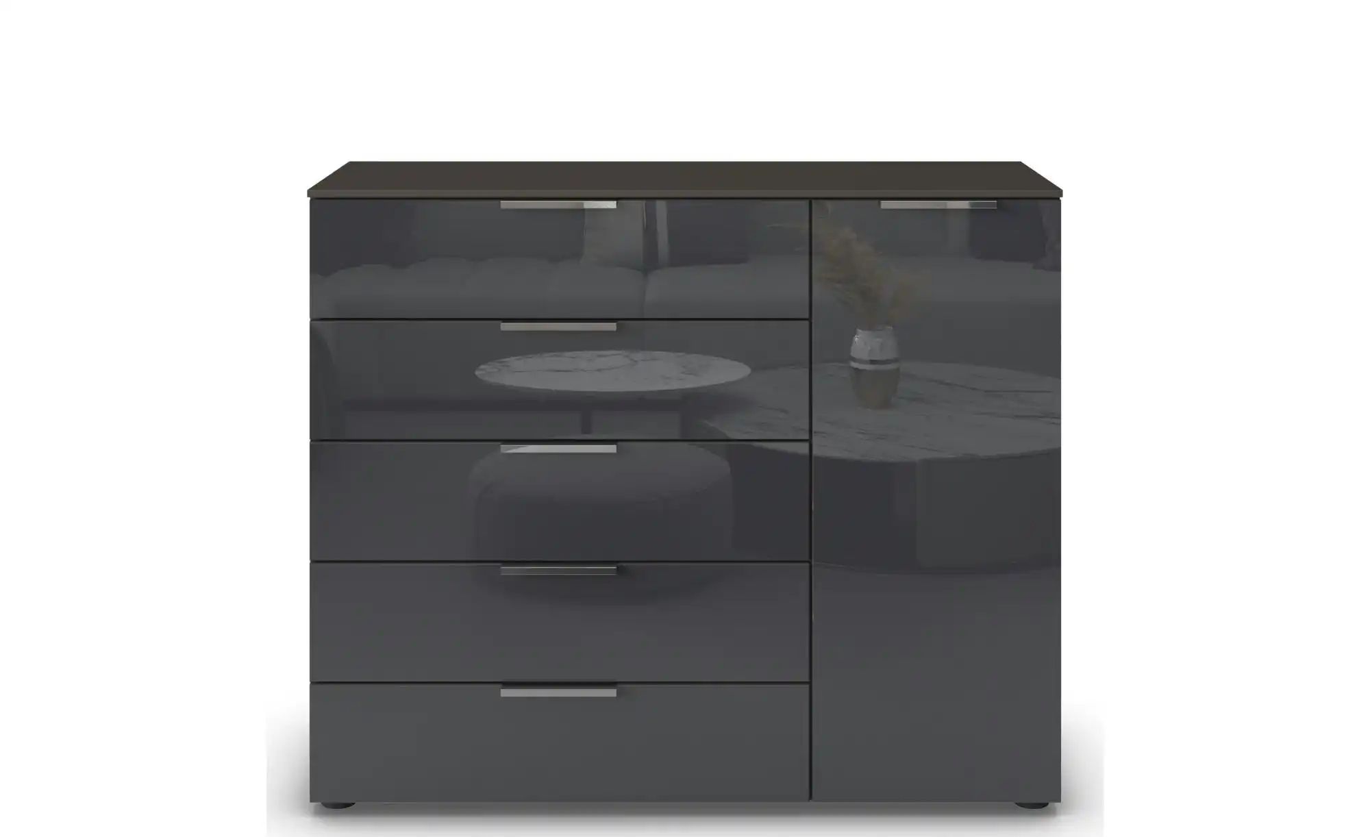 Sideboard ¦ schwarz ¦ Maße (cm): B: 120 H: 100 Kommoden & Sideboards > Side günstig online kaufen