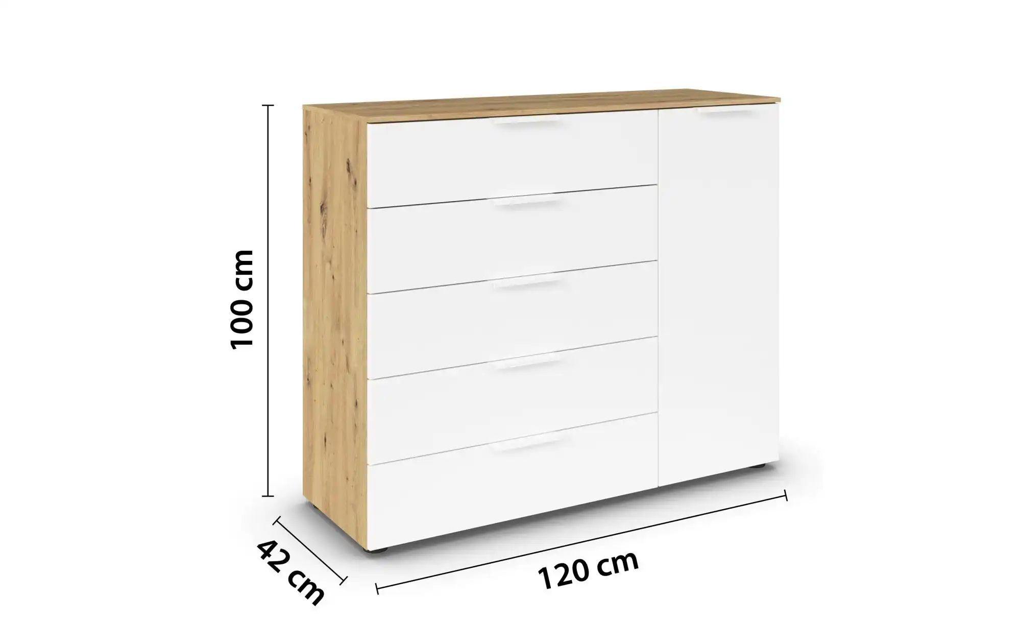 Sideboard  Flipp ¦ holzfarben ¦ Maße (cm): B: 120 H: 100 Kommoden & Sideboa günstig online kaufen