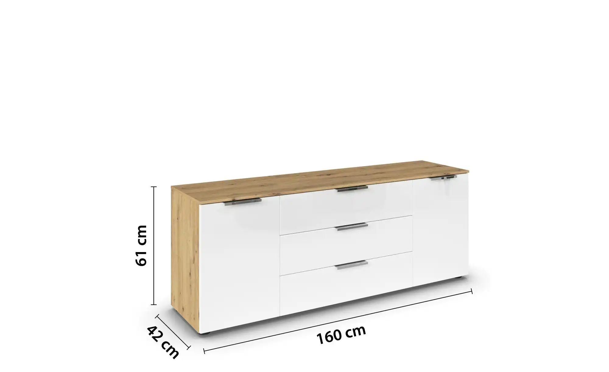 Sideboard  Flipp ¦ holzfarben ¦ Maße (cm): B: 160 H: 61 Kommoden & Sideboar günstig online kaufen