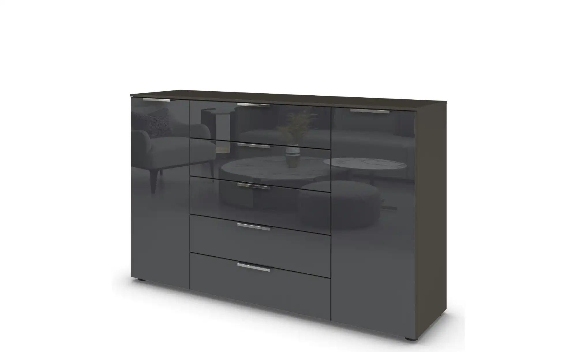Sideboard  Frome ¦ schwarz ¦ Maße (cm): B: 160 H: 100 Kommoden & Sideboards günstig online kaufen