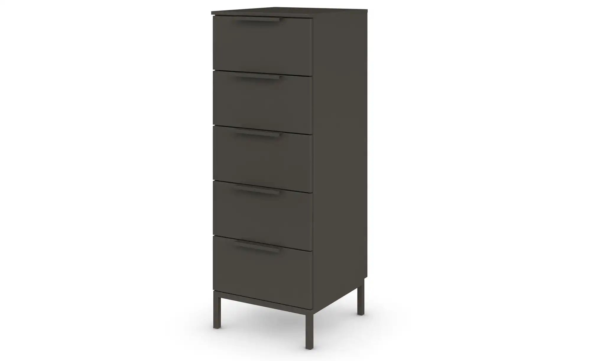 Kommode ¦ schwarz ¦ Maße (cm): B: 40 H: 111 Kommoden & Sideboards > Kommode günstig online kaufen