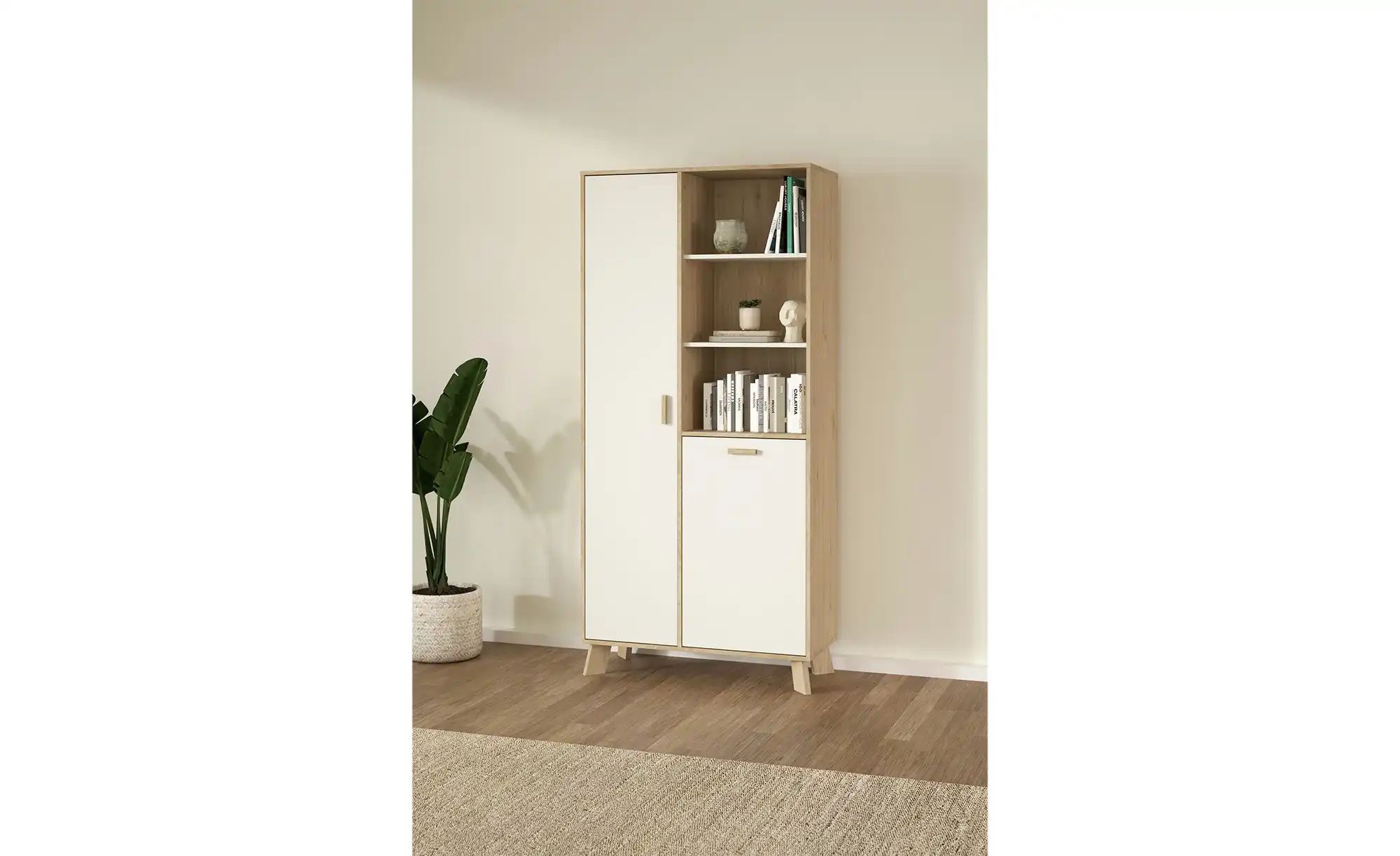 andas Vitrine "Ikast Vitrinenschrank, Standvitrine, Schrank, Stauraum", 2 T günstig online kaufen