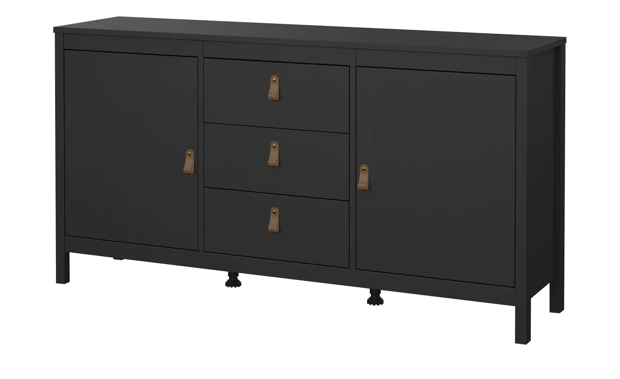 Thumbnail - Sideboard  Madron ¦ schwarz ¦ Maße (cm): B: 151,4 H: 79,7 T: 38.4 Kommoden & Sideboards > Sideboards - Höffner