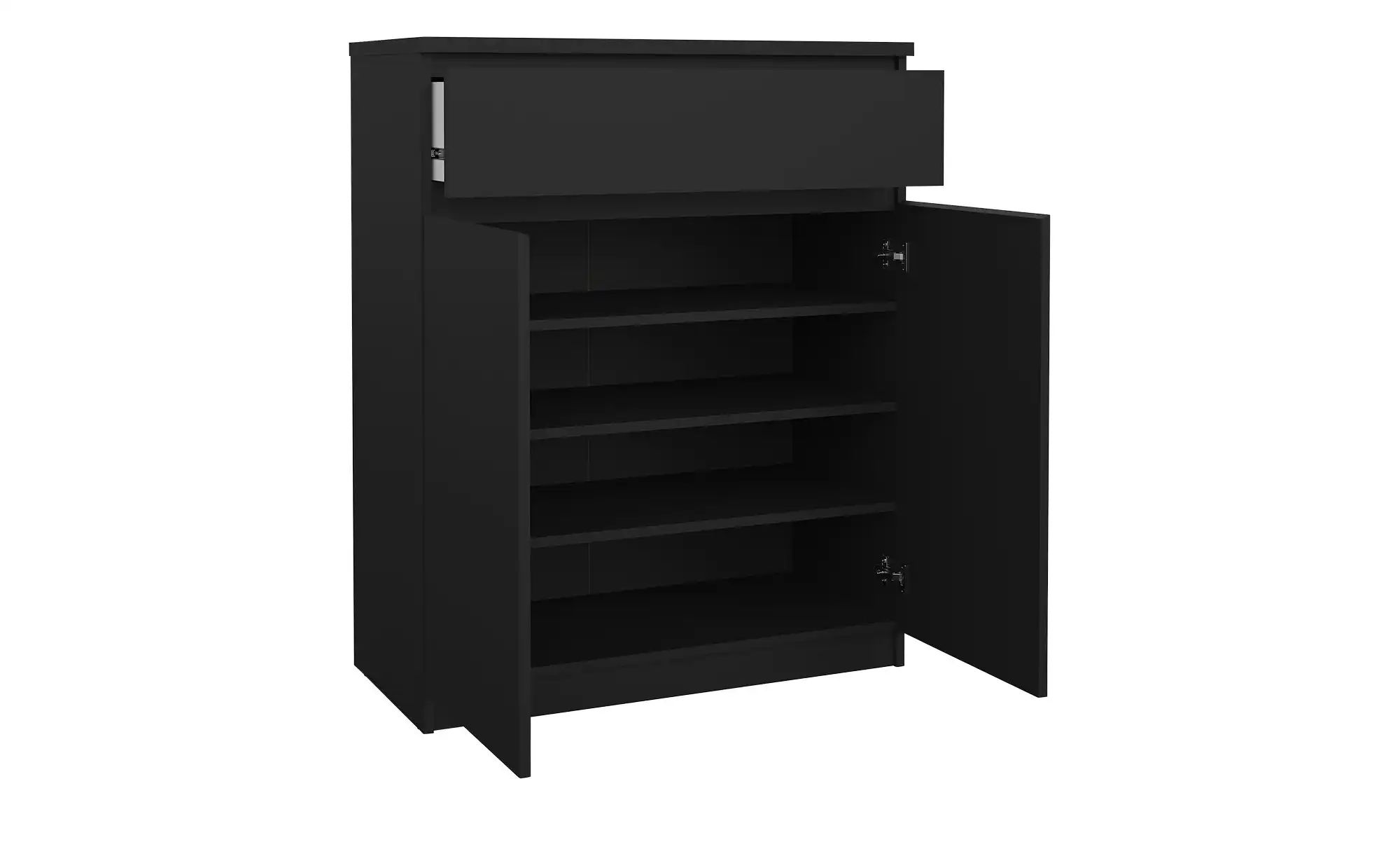 Sideboard  Nardo ¦ schwarz ¦ Maße (cm): B: 80,4 H: 100,4 T: 40 Kommoden & S günstig online kaufen