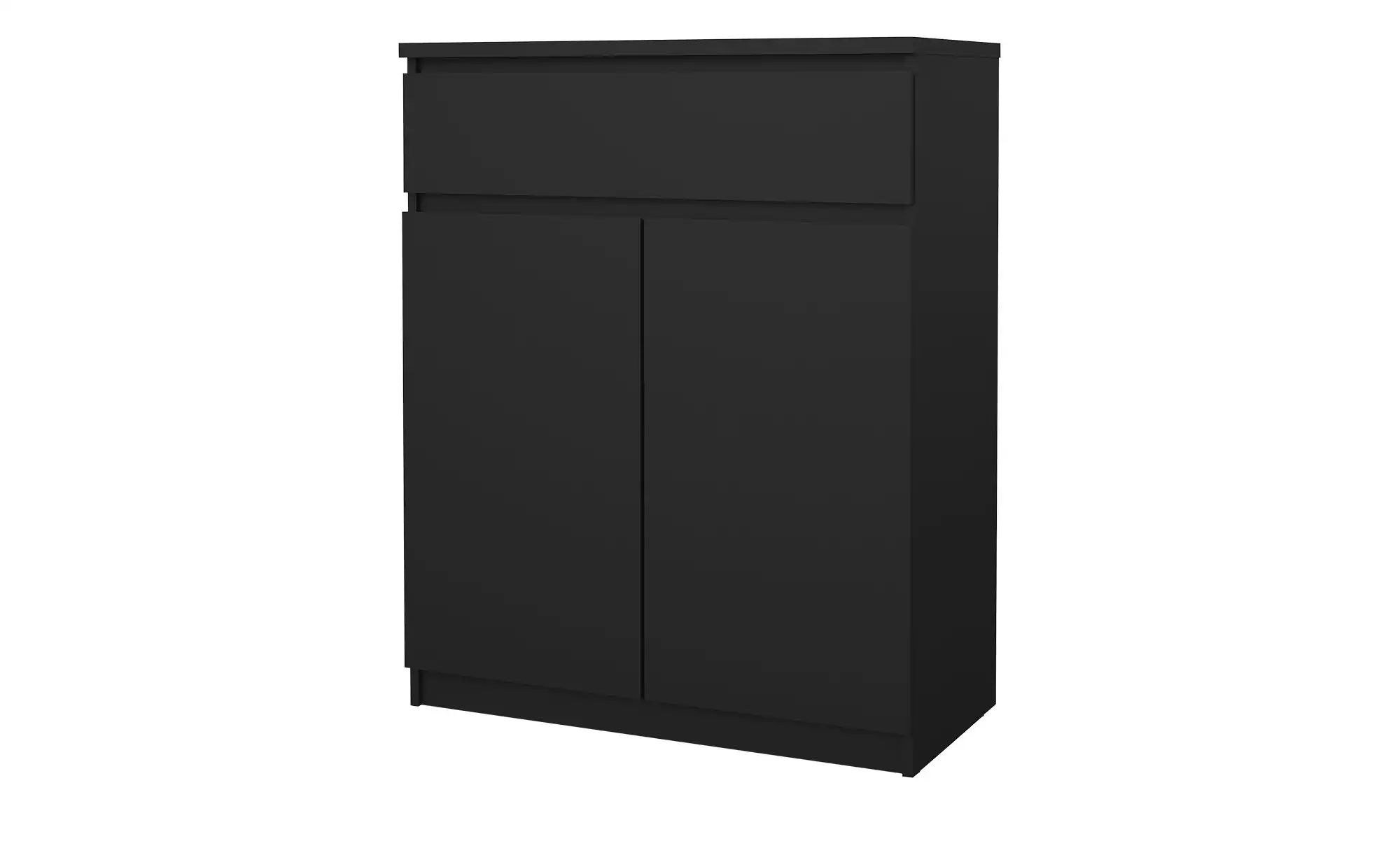 Sideboard  Nardo ¦ schwarz ¦ Maße (cm): B: 80,4 H: 100,4 T: 40 Kommoden & S günstig online kaufen