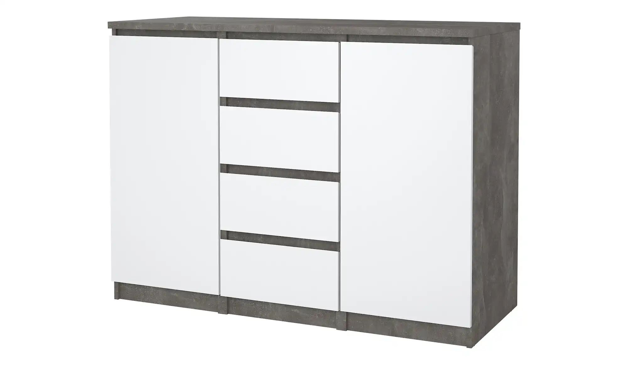 Sideboard  Nardo ¦ weiß ¦ Maße (cm): B: 120,8 H: 90,7 T: 50 Kommoden & Side günstig online kaufen