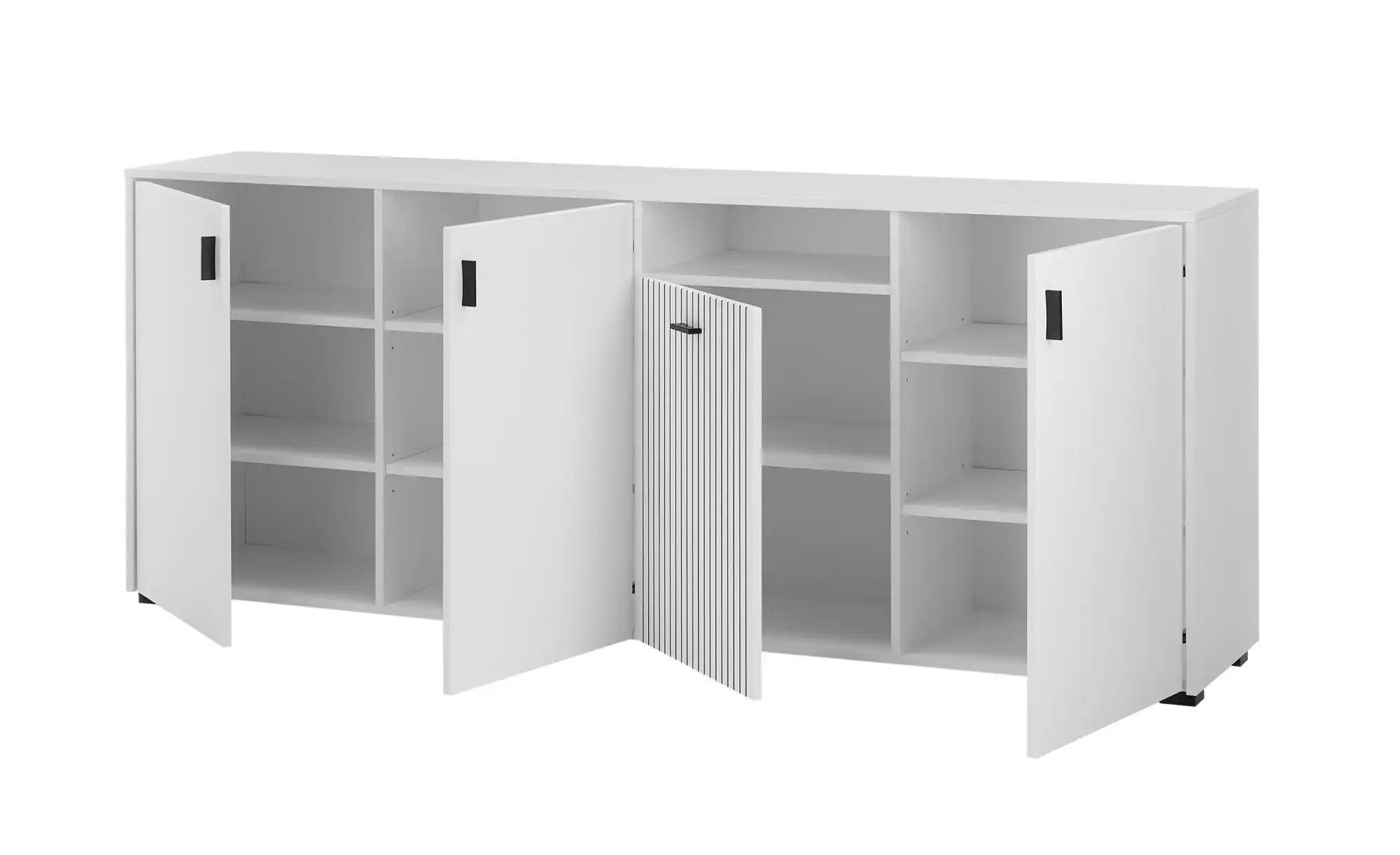 Thumbnail - Sideboard ¦ weiß ¦ Maße (cm): B: 200 H: 80 T: 42.0 Kommoden & Sideboards > Sideboards - Höffner