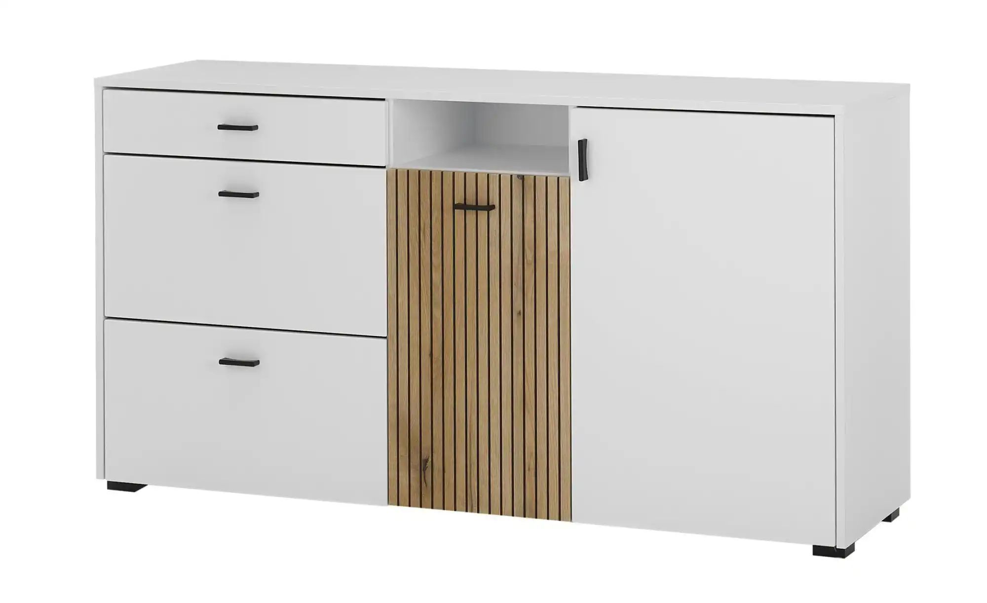 INOSIGN Sideboard "Hudson", in moderner Trendfarbe, Griffe aus Metall (Schw günstig online kaufen