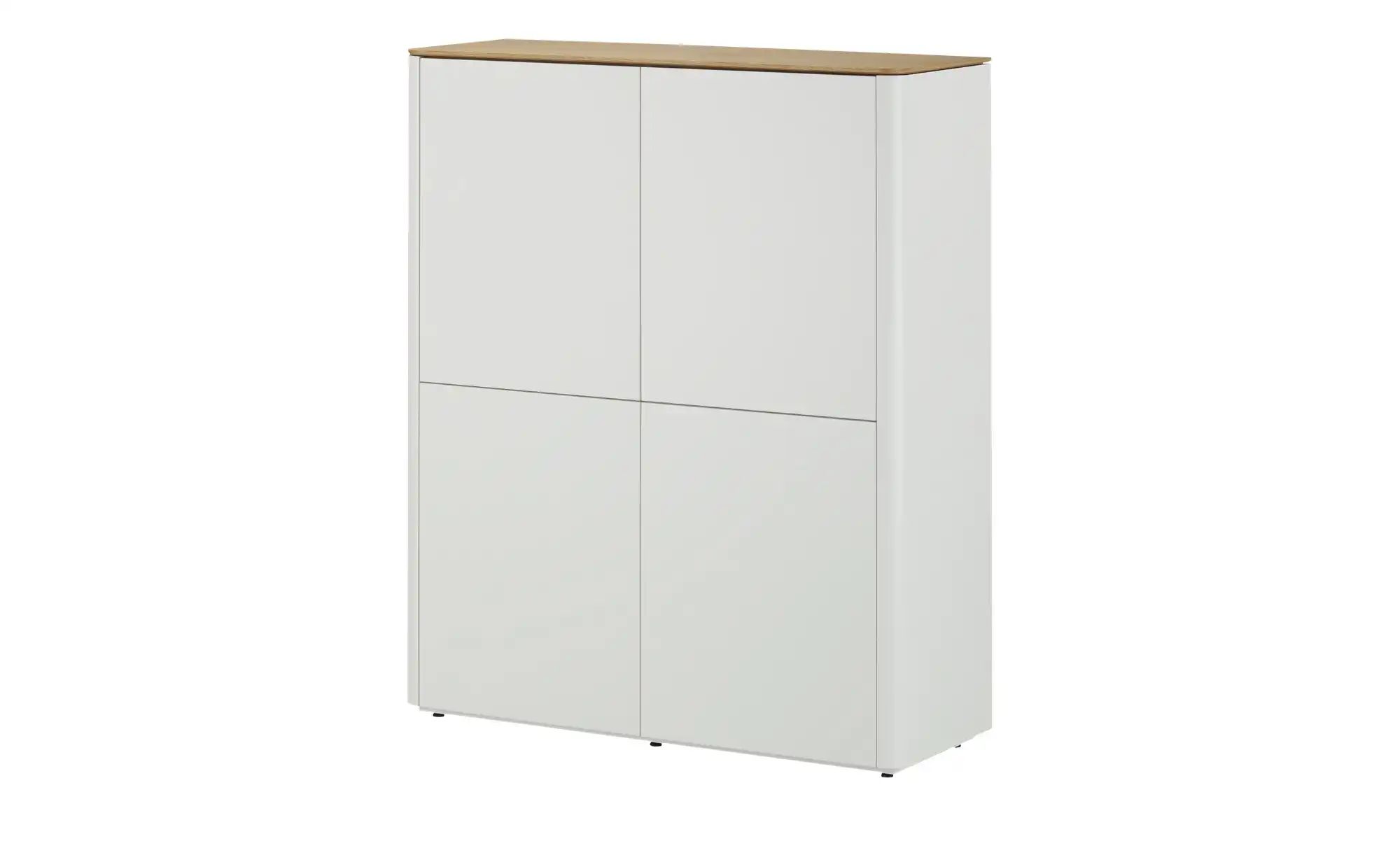 sound+vision Highboard  Loona ¦ weiß ¦ Maße (cm): B: 120 H: 140 T: 43.0 Kom günstig online kaufen