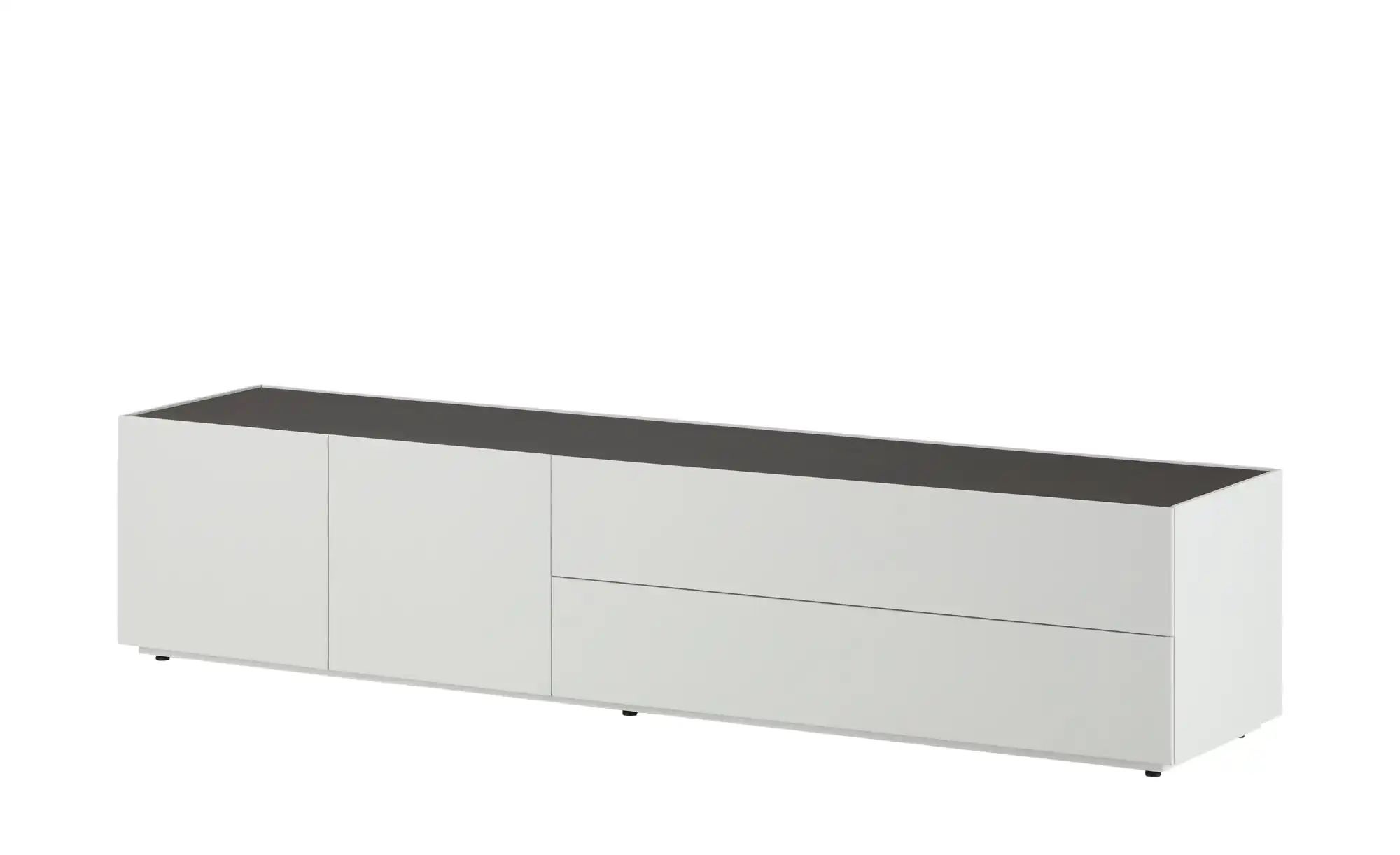 sound+vision Lowboard  Leandro ¦ weiß ¦ Maße (cm): B: 200 H: 40 T: 43.0 Kom günstig online kaufen