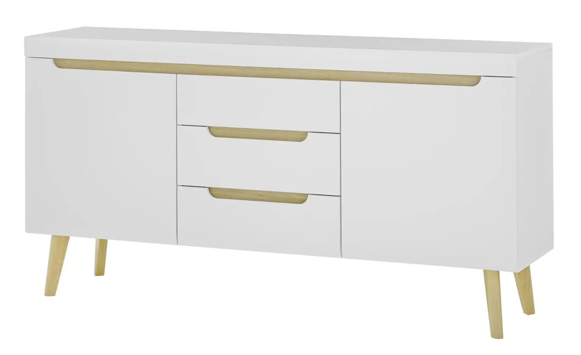 Sideboard  Malaren ¦ weiß ¦ Maße (cm): B: 160 H: 83 Kommoden & Sideboards > günstig online kaufen
