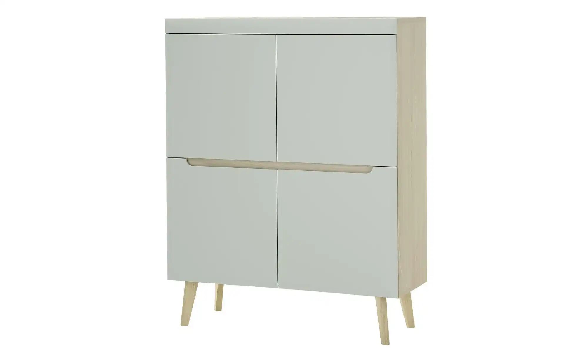 Highboard  Malaren ¦ grün ¦ Maße (cm): B: 107 H: 134 T: 40.0 Kommoden & Sid günstig online kaufen