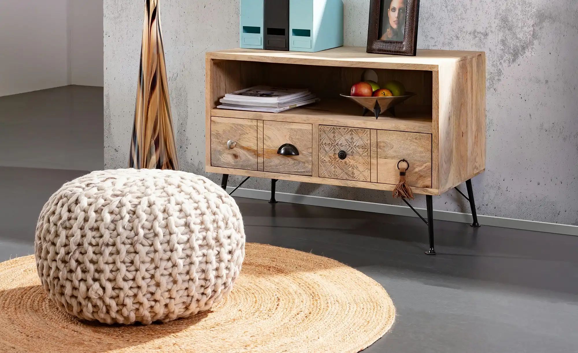 Sitzball  Bowl ¦ beige ¦ Maße (cm): H: 45  Ø: 50 Polstermöbel > Hocker > Si günstig online kaufen