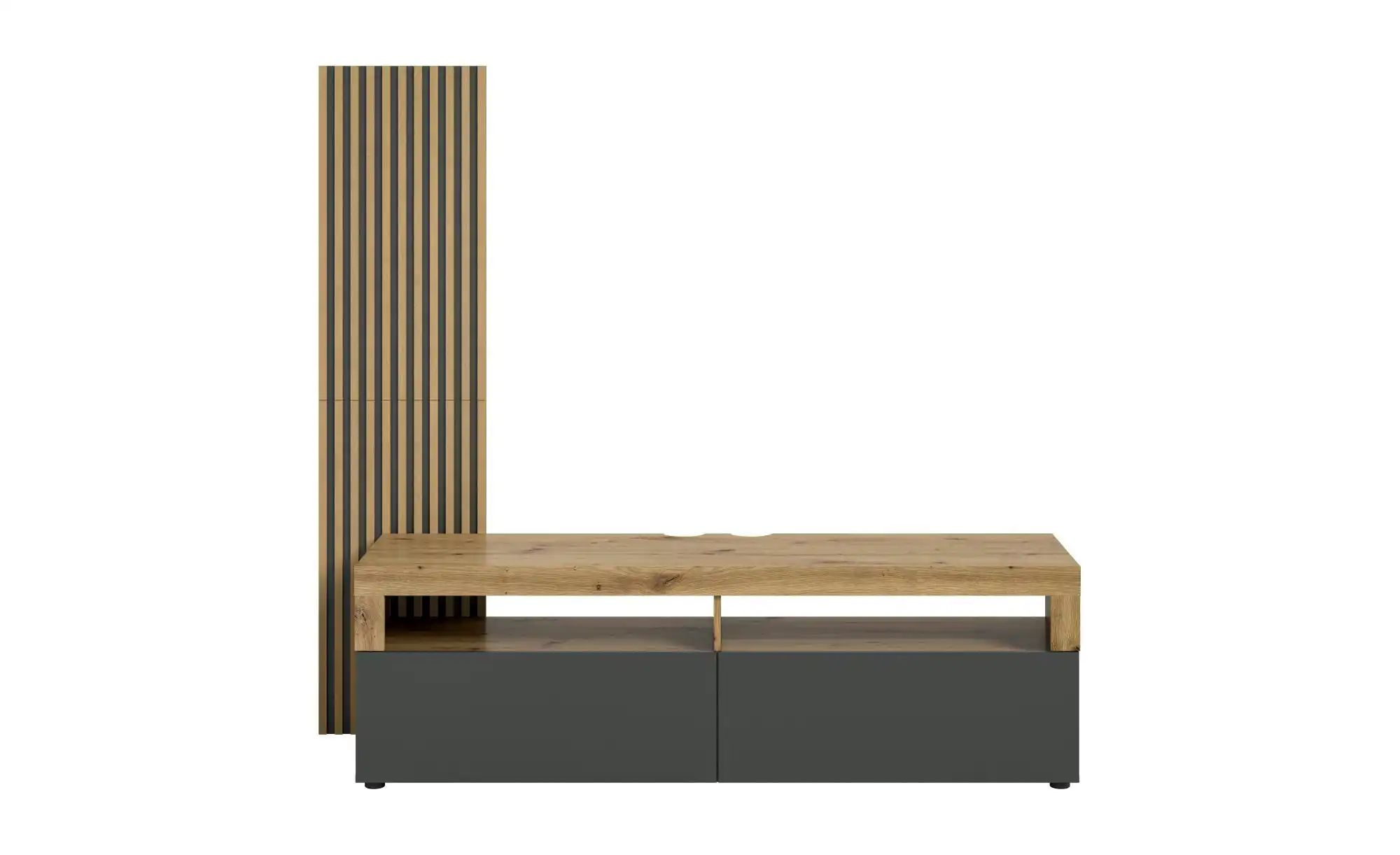 Lowboard inkl. Paneel  Ole ¦ holzfarben ¦ Maße (cm): B: 160 H: 90 T: 45.0 K günstig online kaufen