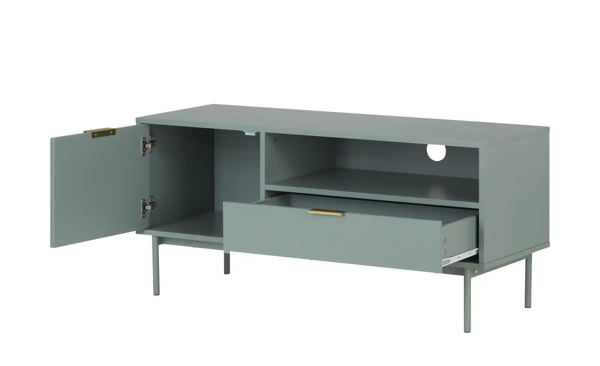 Thumbnail - TV-Lowboard Nanno ¦ grün ¦ Maße (cm): B: 110 H: 49,5 T: 41.5 Kommoden & Sideboards > TV Lowboards - Höffner