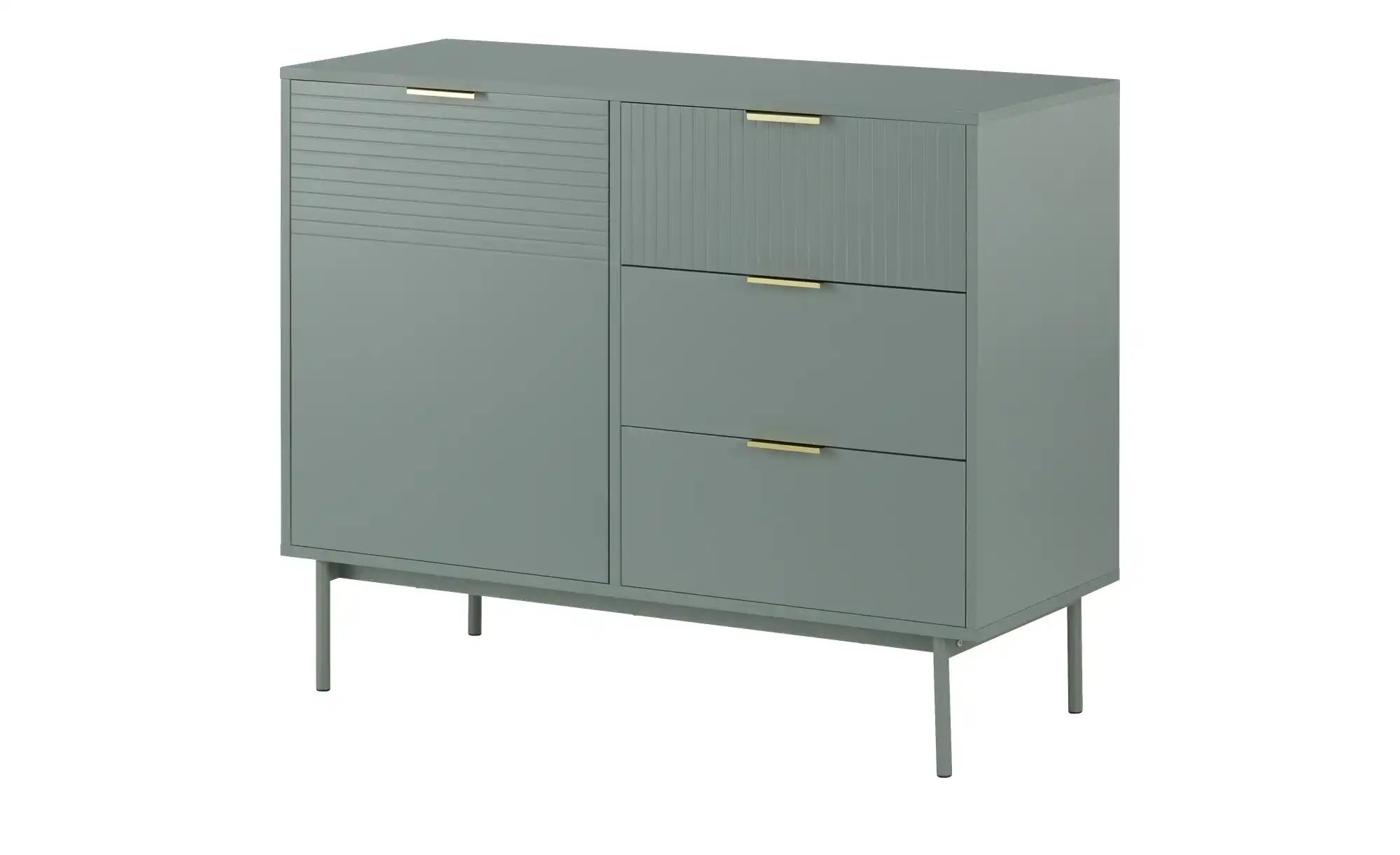 Sideboard  Nanno ¦ grün ¦ Maße (cm): B: 100 H: 80 T: 41.5 Kommoden & Sidebo günstig online kaufen