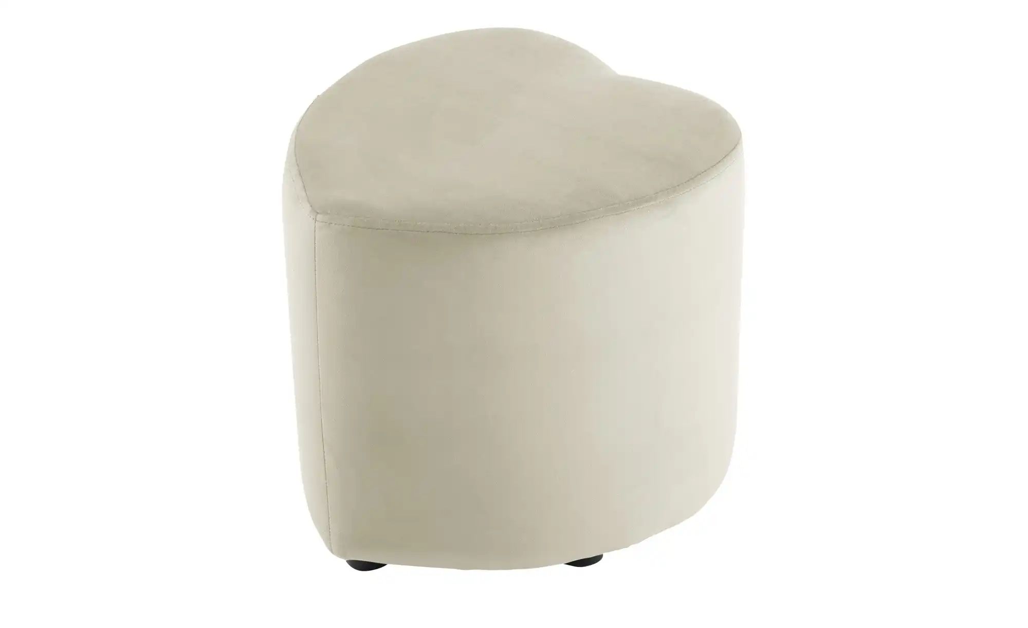 Hocker  Love ¦ creme ¦ Maße (cm): B: 45 H: 47 T: 47 Polstermöbel > Hocker - günstig online kaufen