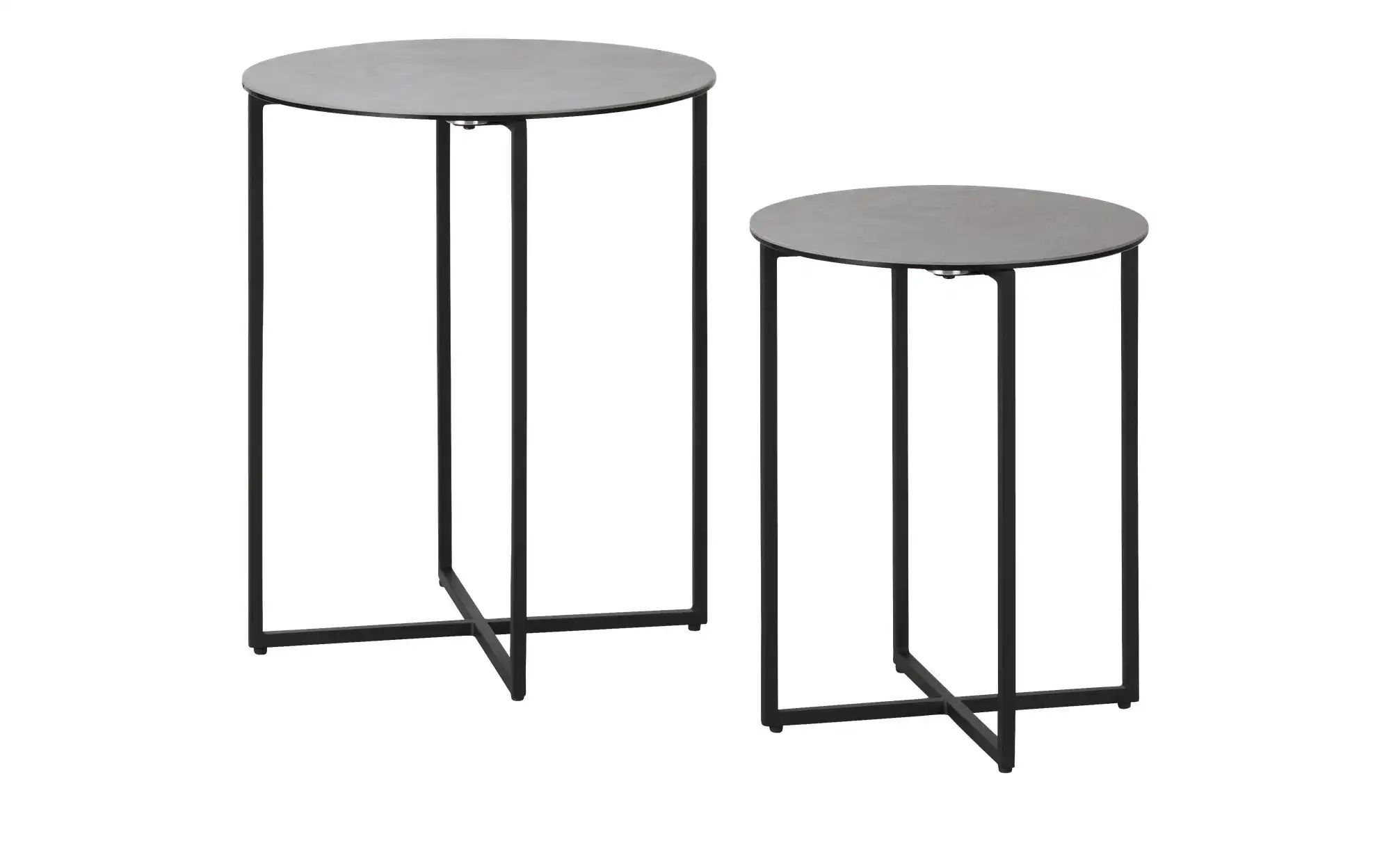 Beistelltisch Set   ¦ grau Tische > Beistelltische > Beistelltische ohne Ro günstig online kaufen